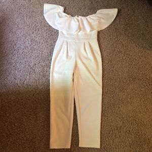 Off shoulder jumpsuit